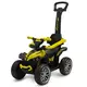 Loopauto kleine quad geel zwart - peuterauto