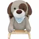 Hobbelpaard Hond Grijs-bruin met Melodie - Speelgoed