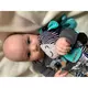 Zebra knuffel met bijtspeeltje en clip - Educatief
