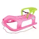Roze Kinder Slee met Rugleuning en Veiligheidsgordel