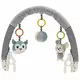 Speelboog Kinderwagen - Pluche dieren - Zwart-Wit