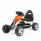 Go-kart Trapauto met Ergonomisch Zitje - Zilver Oranje