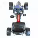 Sportieve Skelter met Ergonomische Lederen Stoel - Blauw