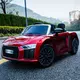 Elektrische Audi R8 Spyder speelgoedauto - Glanzend rood