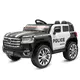 Elektrische Politiewagen - Zwart en Wit - 4x4 Kinderauto