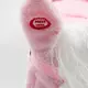 Rosie Pluche Roze Stokpaard met Wielen en Geluid