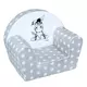 Kinderstoel - Grijs met Witte Stippen - Comfortabel
