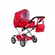2-in-1 Poppenwagen met accessoires en verstelbare greep