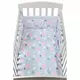 3-delige Beddenset 90x120 cm - Roze, Grijs, Wit