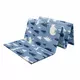 Gevouwen speelmat met bomen en dieren - Blauw/Wit