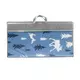 Gevouwen speelmat met bomen en dieren - Blauw/Wit