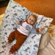 Babydeken en Kussen voor Kinderwagen - Grijs - 2-delig