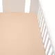Hoeslaken 60x120 cm - Beige - Jersey Katoen - Ledikant