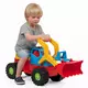 Loopauto graafmachine - blauw bouwvoertuig 74 cm