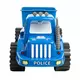 Loopauto politievoertuig - blauwe kinderfiets 70 cm