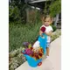 Multifunctionele speelgoed trolley 60 cm - blauwe kar