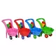 Roze speelgoedkruiwagen met hark en schep - 48 cm