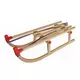 Opvouwbare houten slee 100 cm met trekkoord en glijders