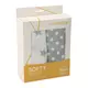 Hydrofiele Doeken 90x110 cm - 2 Stuks - Grijs/Wit