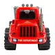 Loopauto brandweerwagen 70 cm - rode kinder vrachtwagen