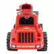 Loopauto brandweerwagen met bellenblaas 70 cm rood