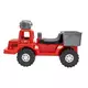 Loopauto brandweerwagen met bellenblaas 70 cm rood