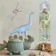 Groeimeter muursticker dino 42 x 147 cm voor kinderkamer