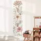 Muursticker groeimeter bloemen -Wanddecoratie