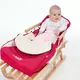 Warme fleece voetenzak - Rood - Universeel 5-puntsgordel