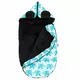 Winter voetenzak buggy - Blauw met capuchon & fleece