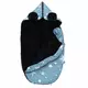 Voetenzak Blauw - Universele fleece met capuchon