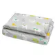 3-delige Baby Bedding - Llama Grijs/Geel - 100x135 cm