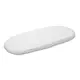 Matrasbeschermer Jersey Wit 35x75 cm voor Babybed