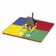 Kindermeubelset - Tafel en Stoelen - Wit met Grijs