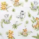 3-delige Baby Beddenset 100x135 cm - Jungleprint