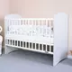 Kinderbed - Wit-grijs - Veilig elegant ontwerp - Modern