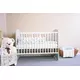 Kinderbed - Wit-grijs - Veilig elegant ontwerp - Modern