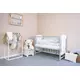Klassiek Wit-Grijs Kinderbed - Baby Meubels