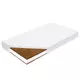 Matras 120x60 cm - Kokosnoot-schuim - Wit - Comfortabel