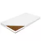 Baby Matras 140x70 cm Kokosnootschuim Wit
