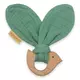 Bijtring Vogel - Hout met Groene Doek - Baby Speelgoed