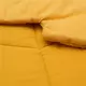 Speelkleed Mušelín Bladvorm Mosterdgeel 100x80 cm