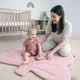 Roze Bladvorm Speelkleed van Mušelín voor Baby