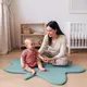 Speelmat in bladvorm - Mintgroen - Zacht & Decoratief