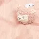 Zacht Ribstof Knuffeldoekje met Dierenhoofd - Roze