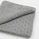 Bamboedeken Gebreid 100x80 cm Grijs voor Baby's