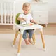 Hoge kinderstoel 3in1 - Groen - Opklapbaar & Veilig
