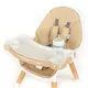 Meegroeiende Beige Kinderstoel 3-in-1 met Eetblad