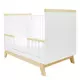 Modern Babybed - Wit/Natuurlijk - 120x60 cm - Veiligheid