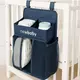 Donkerblauwe organizer voor autostoel en kinderwagen